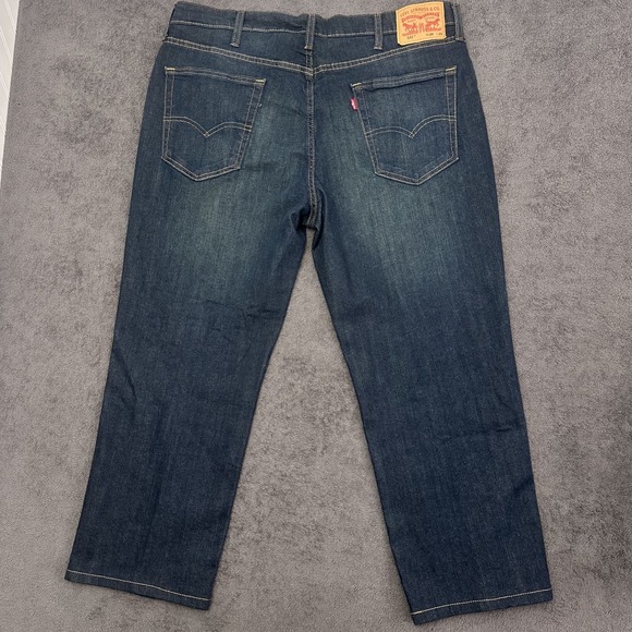 Levi's 541 mens jeans denim wash  green size 38x29 straight leg workwear western - Picture 10 of 11